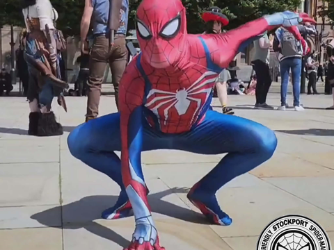 stockport spider-man