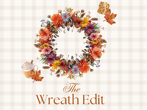 urban bloom autumn wreath
